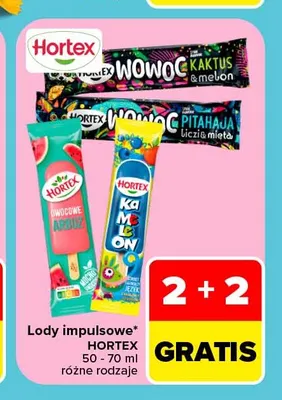 Lody Hortex Kamelon promocja w Carrefour