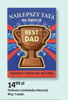 Trofeum z czekolady mlecznej Najlepszy Tata na Świecie promocja w Empik