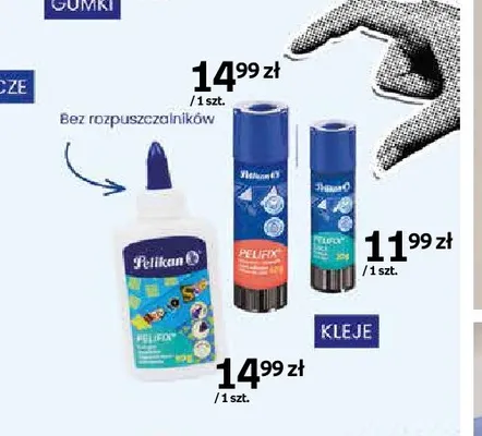 Klej w sztyfcie Pelikan Pelifix niebieski promocja w Empik