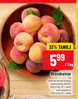 Brzoskwinie promocja w POLOmarket