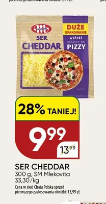 Ser Cheddar wiórki Mlekovita promocja w Chata Polska