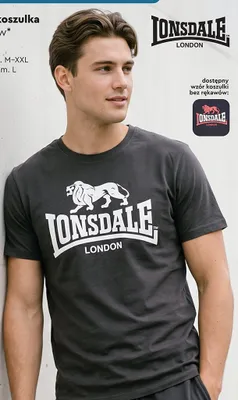 T-shirt męski Lonsdale promocja w Biedronka