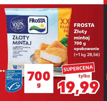 Złoty mintaj Frosta promocja w Kaufland