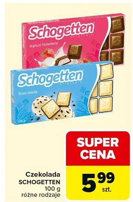 Czekolada Yoghurt-Strawberry promocja w Carrefour