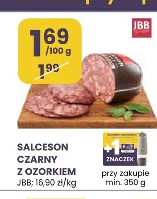 Salceson czarny z ozorkiem JBB promocja w Stokrotka