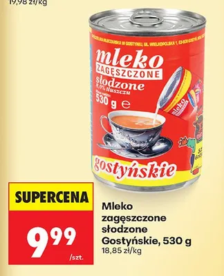 Mleko zagęszczone promocja w Biedronka