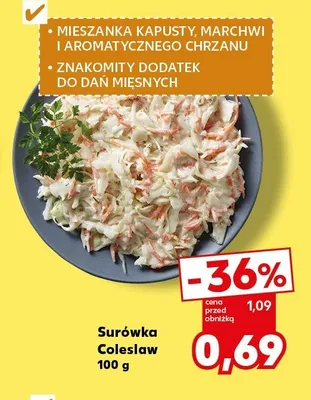 Surówka Coleslaw promocja w Kaufland