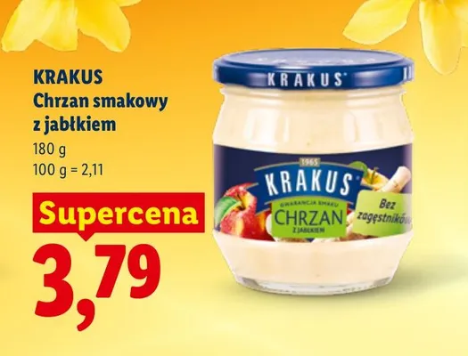 Chrzan smakowy z jabłkiem promocja w Lidl