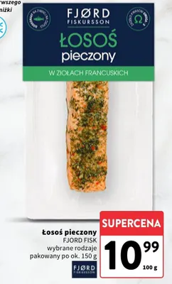 Łosoś pieczony wybrane rodzaje promocja w Intermarche