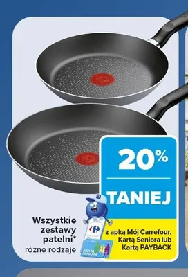 Zestawy patelni promocja w Carrefour