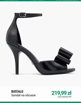 Sandał na obcasie BUFFALO promocja w Deichmann