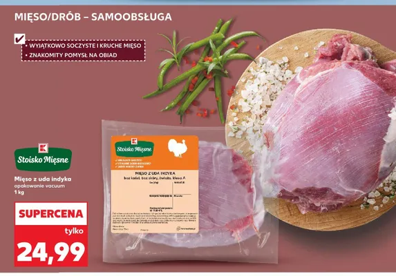 Mięso z uda indyka Stoisko Mięsne promocja w Kaufland