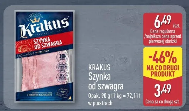 Szynka od szwagra promocja w Aldi