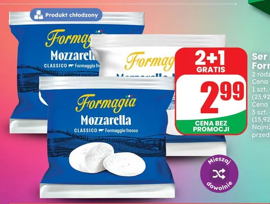 Ser mozzarella Lovilio promocja w Dino
