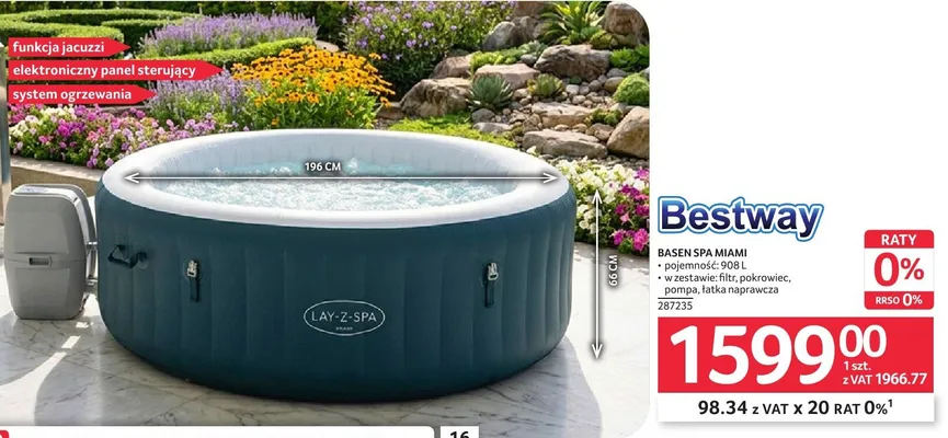 Basen Spa Miami 287235 promocja w Selgros