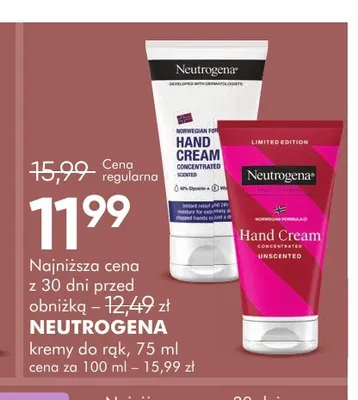 Krem do rąk Neutrogena promocja w Super-Pharm