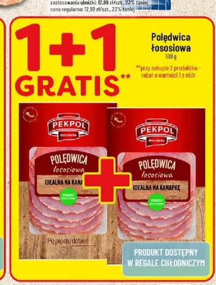 Polędwica łososiowa Pekpol promocja w POLOmarket