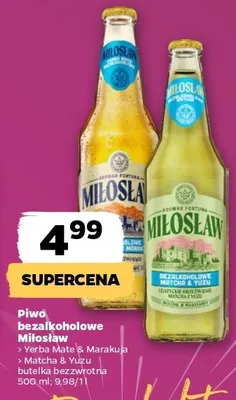 Piwa bezalkoholowe Miłosław promocja w Netto