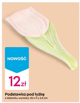 Podstawka pod łyżkę z dolomitu promocja w Pepco