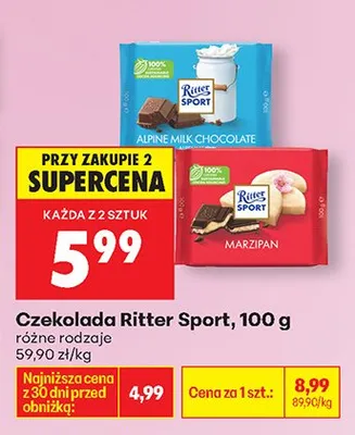Czekolada różne rodzaje promocja w Biedronka