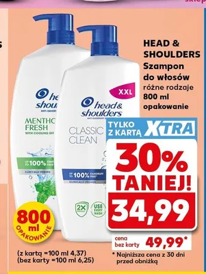 Szampon do włosów Head & Shoulders Classic Clean promocja w Kaufland