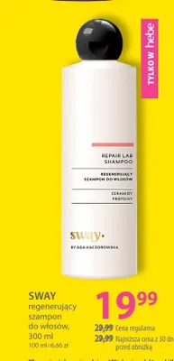 Szampon do włosów regenerujący Sway promocja w Hebe
