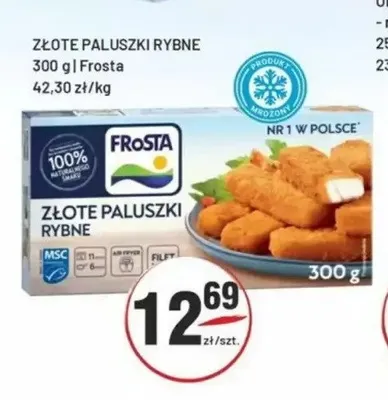 Złote paluszki rybne Frosta promocja w Sedal