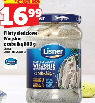 Filety śledziowe wiejskie z cebulką promocja w TOPAZ
