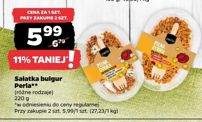 Sałatka bułgur promocja w Netto