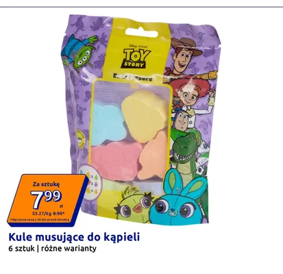 Kule musujące do kąpieli Toy Story 6-pak promocja w Action