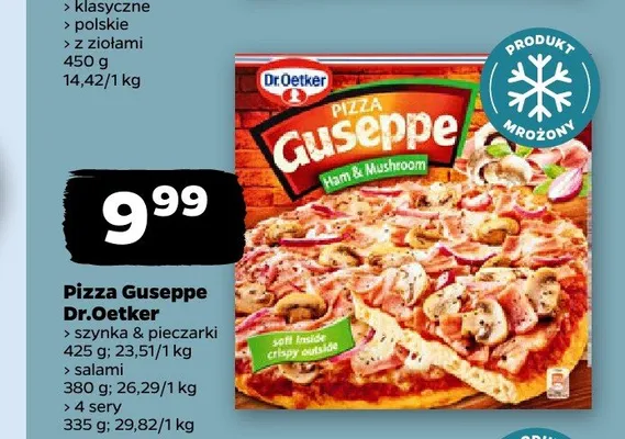 Pizza Guseppe Dr.Oetker promocja w Netto
