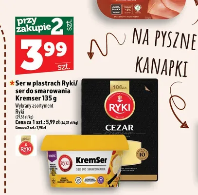 Ser do smarowania Ryki Kremser promocja w TOPAZ