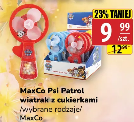 Wiatrak z cukierkami MaxCo Psi Patrol promocja w API Market