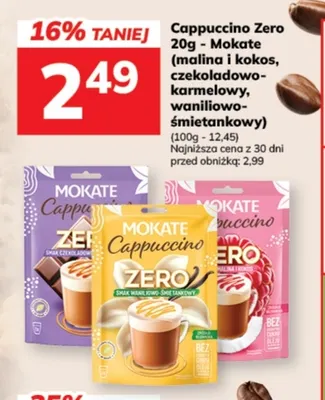 Cappuccino Zero malina i kokos Mokate promocja w Hitpol