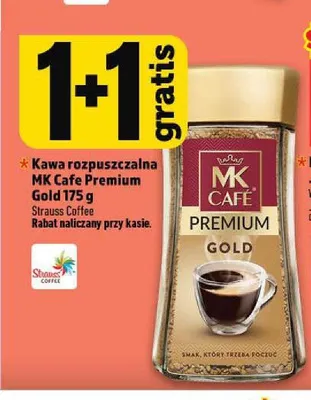 Kawa rozpuszczalna MK Cafe Premium Gold promocja w TOPAZ