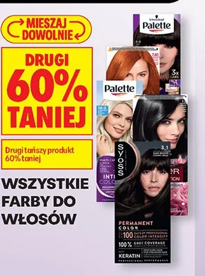 Farby do włosów promocja w Biedronka