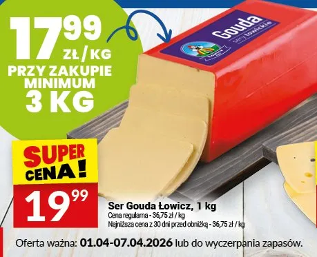 Ser Gouda Łowicz promocja w Twój Market