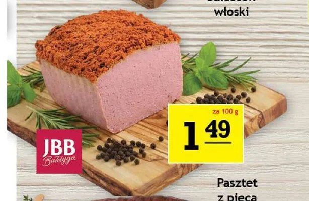 Pasztet z pieca JBB Bałdyga promocja w Gram Market