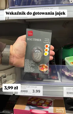 Wskaźnik do gotowania jajek Egg Timer Kitchen Korner promocja w Action