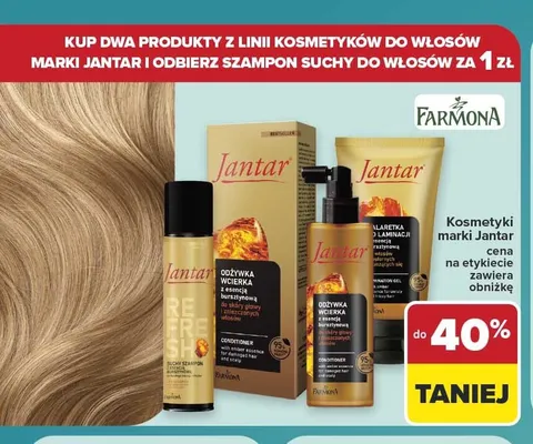 Kosmetyki do włosów Jantar promocja w Carrefour