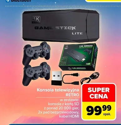 Konsola telewizyjna Retro promocja w Carrefour