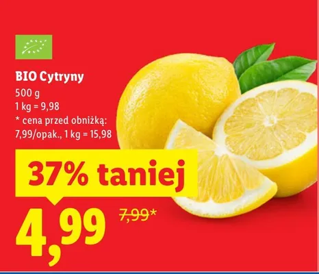 Cytryny promocja w Lidl