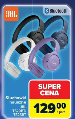Słuchawki nauszne T520BT/T525BT promocja w Carrefour