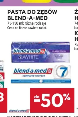 Pasta do zębów Blend-a-med promocja w Stokrotka