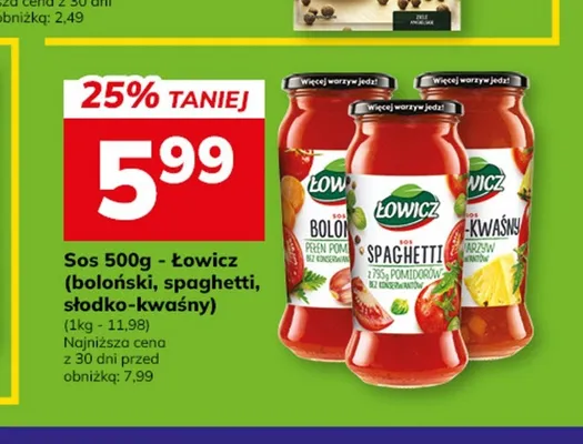 Sos słodko-kwaśny Łowicz promocja w Hitpol