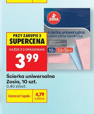 Ścierka uniwersalna Zosia promocja w Biedronka