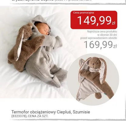 Termofor obciążeniowy Ciepłuś Szumisie promocja w Smyk