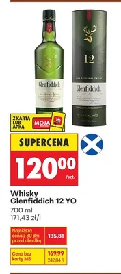 Whisky 12 YO promocja w Biedronka