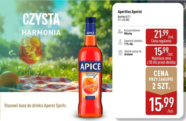 Aperitivo promocja w Aldi