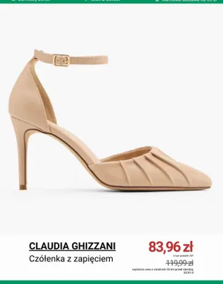 Czółenka z zapięciem CLAUDIA GHIZZANI promocja w Deichmann